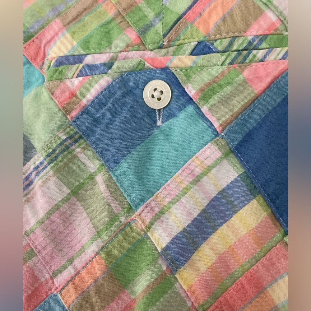 Lady Hagen Patchwork/Pastel Plaid Skort Sz 6 - Picture 6 of 13
